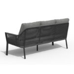 Tierra Outdoor Liv 3 zits bank charcoal - Afbeelding 2
