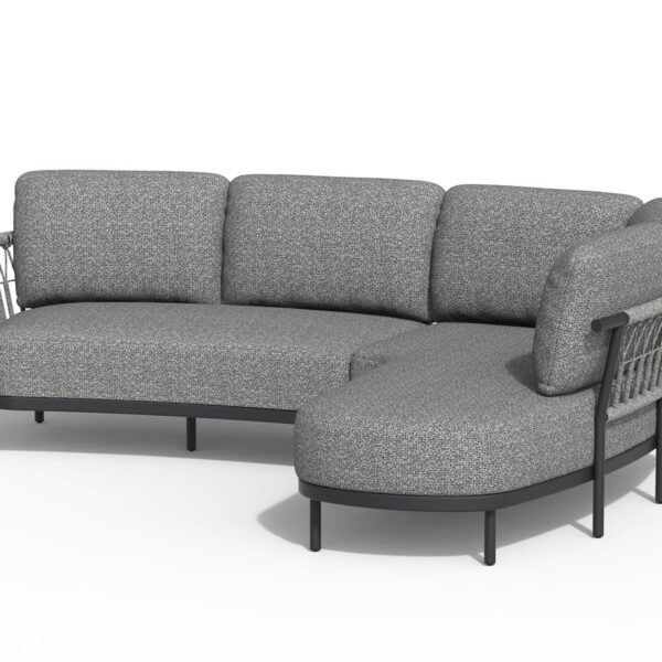 Tierra Outdoor Fresca Lounge set links Charcoal