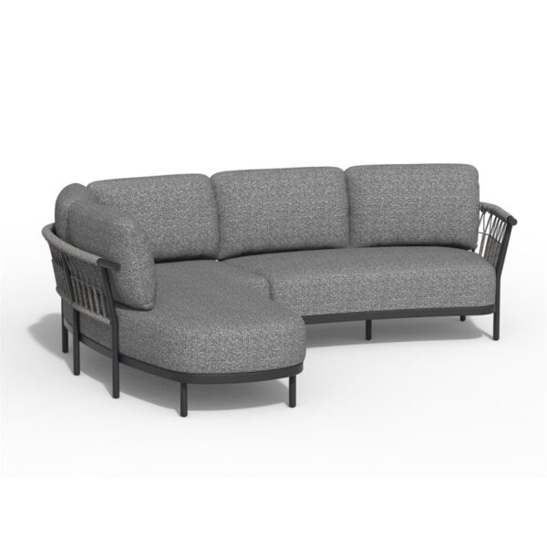 Tierra Outdoor Fresca Lounge set rechts Charcoal