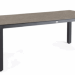 Tierra Outdoor briga dining tafel 240 cm Dark Basalt