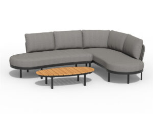 Tierra Outdoor Fumanu lounge set charcoal