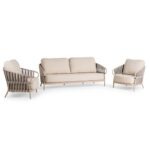Tierra Outdoor Nuri sofa set champagne