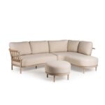 Tierra Outdoor Fresca chaise lounge links champagne