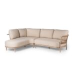 Tierra Outdoor Fresca chaise lounge rechts champagne
