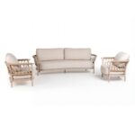 Tierra Outdoor Fresca sofa set champagne