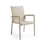 Tierra Outdoor Foxx dining chair champagne
