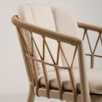 Tierra Outdoor Santafe dining chair Champagne - Afbeelding 3