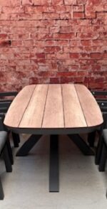 Sens line Bradford HPL tafel 220 cm woodlook - Afbeelding 2