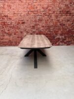 Sens Line Donna dining tafel 220 x 100 cm antraciet - Afbeelding 2
