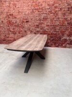 Sens Line Donna dining tafel 220 x 100 cm antraciet - Afbeelding 3