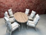 Sens Line Luccio dining set 7 delig Sand - Afbeelding 2