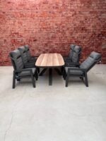 Sens Line Montana dining set 7 delig met Bradford Woodlook tafel - Afbeelding 3
