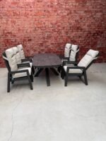 Sens Line Santana dining set 7 delig met Bradford Grey tafel - Afbeelding 3