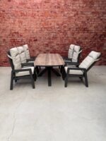 Sens Line Santana dining set 7 delig met Donna tafel - Afbeelding 2