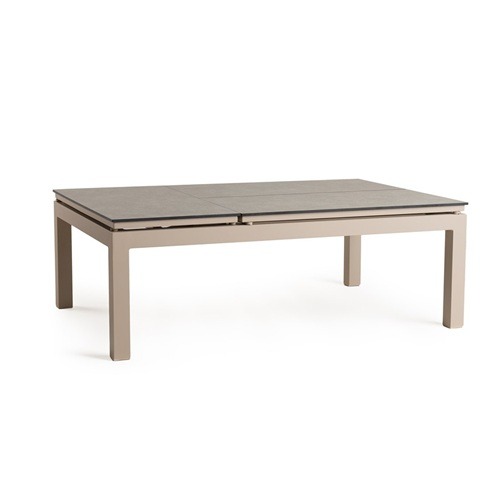 Tierra Outdoor Flip Up tafel Trespa champagne