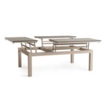 Tierra Outdoor Flip-Up koffietafel Trespa Champagne - Afbeelding 2