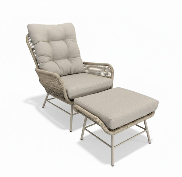 Tierra Outdoor Levante bistro set champagne