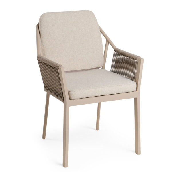 Tierra Outdoor Liv dining chair champagne