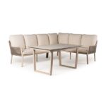 Tierra Outdoor Liv dining set champagne