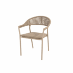 4 Seasons Outdoor Sienna dining chair Latte incl. kussen