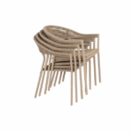 4 Seasons Outdoor Sienna dining chair Latte incl. kussen - Afbeelding 3