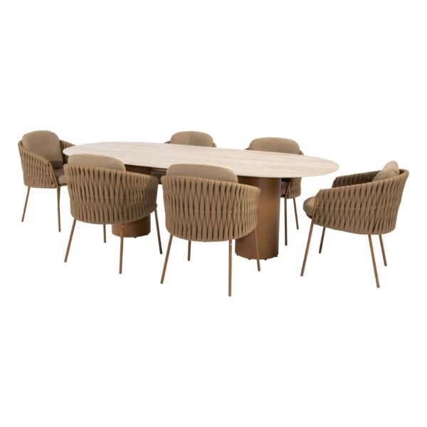 4 Seasons Outdoor Molina dining set 7 delig Amber met Colorado 240 cm tafel