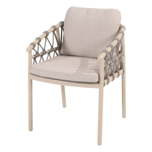 4 seasons piacenza dining 4 Seasons Outdoor Piacenza dining chair Latte - Afbeelding 1
