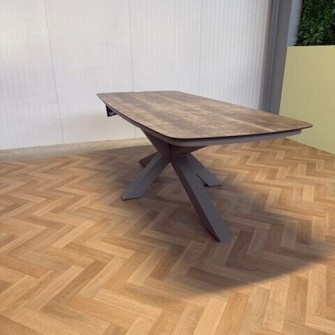 sens line valerie dining tafel 1 Sens Line Valerie dining tafel 220x100 cm Taup - Afbeelding 1