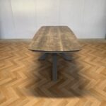 Sens Line Valerie dining tafel 220x100 cm Taup - Afbeelding 2