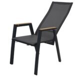 Lesli Living Amir Teak Negro dining chair - Afbeelding 2