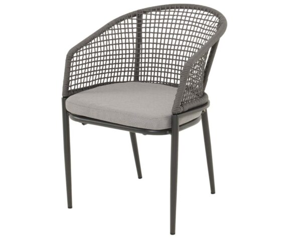 kioto grijs stoel Lesli living Kioto dining chair grijs