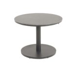 Lesli Living Bijzettafel Rond Hoog-Laag Geneva verstelbaar Grey - Afbeelding 2