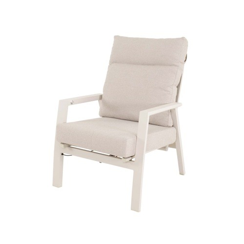 Lesli living ohio lounge stoel crema