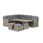 Tierra Outdoor Wilson lounge set Links Charcoal 5 delig
